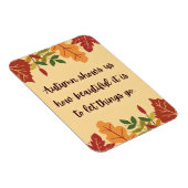 秋は私たちにどのように美しい引用文 マグネット (右側)