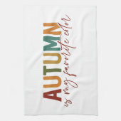 秋は私のお気に入りの色 キッチンタオル (縦)