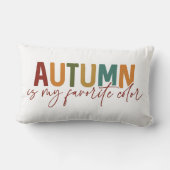秋は私のお気に入りの色 ランバークッション (裏面)