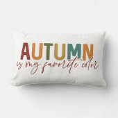 秋は私のお気に入りの色 ランバークッション (正面)