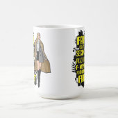 秋は私のお気に入りの2 F感謝祭おもしろいだ モーフィングマグカップ (中央)