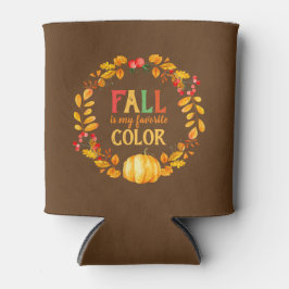 秋は私のカラーお気に入りの紅葉カボチャ 缶クーラー