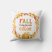 秋は私のカラーお気に入りの紅葉ベリー クッション (裏面)