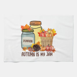 秋は私のジャムだ キッチンタオル