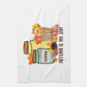 秋は私のジャムだ キッチンタオル (縦)