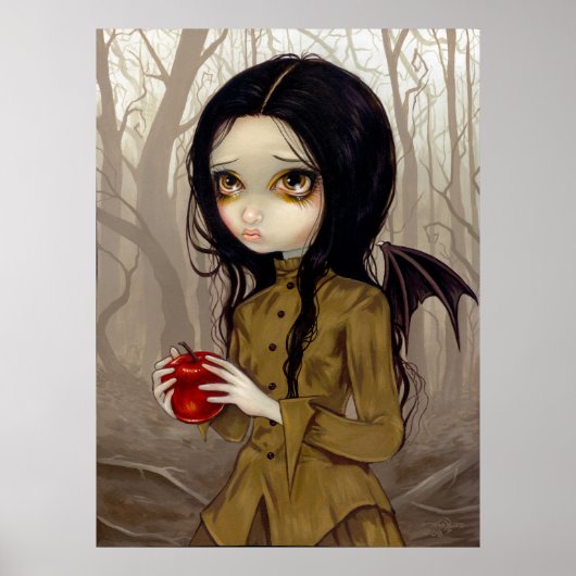 秋は私の最後のチャンスゴシックの妖精アートプリント ポスター (正面)