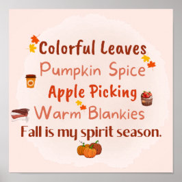 秋は私の気分転換 ポスター