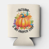 秋は私の色お気に入りの – カボチャと離れ 缶クーラー (裏面)