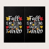 秋は私の2番目にお気に入りのFワード - 紅葉 (外部フラット)