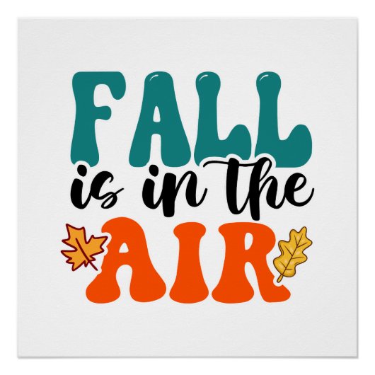 秋は秋の空にある ポスター (正面)