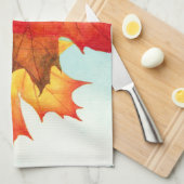 秋は空中だ！ キッチンタオル (四つ折り)