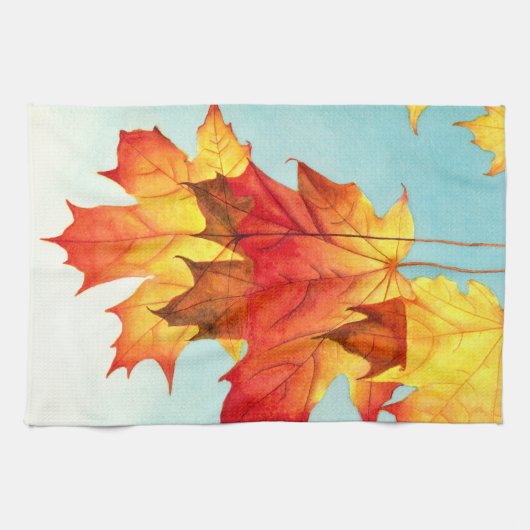 秋は空中だ！ キッチンタオル (横)