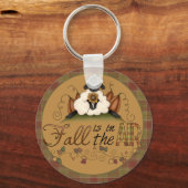 "秋は空中にある"秋の羊キーチェーン キーホルダー (正面)