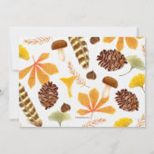 秋は空中招待状 招待状 (裏面)