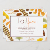 秋は空中招待状 招待状 (正面/裏面)