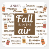 秋は空気の中にある本質的な油秋 スクエアシール (正面)