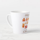 秋は第2春-紅葉 カフェラテマグ (左アングル)