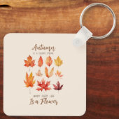 秋は第2春-紅葉 キーホルダー (裏面)