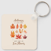 秋は第2春-紅葉 キーホルダー (裏面)