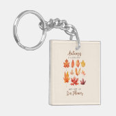 秋は第2春-紅葉 キーホルダー (正面左)
