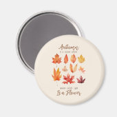 秋は第2春-紅葉 マグネット (正面/裏面)