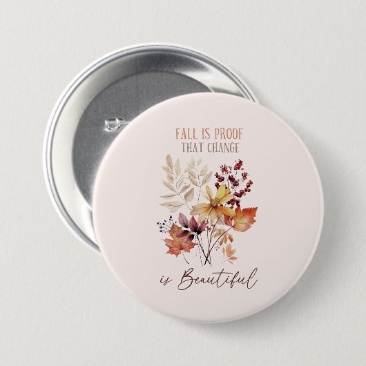 秋は紅葉の証 缶バッジ (正面&裏面)