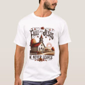 秋は絶対にイエス葉に Tシャツ (正面)