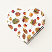 「秋は葉は花」 ノートブック (裏面)