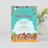 秋は近隣のブロックパーティを収容します 招待状 (スタンド正面)
