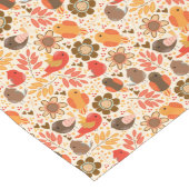 秋は鳥および花を着色します ロングテーブルランナー (コーナー)