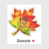 秋はAir Leaf Autumn Colorsのステッカーに シール (シート)