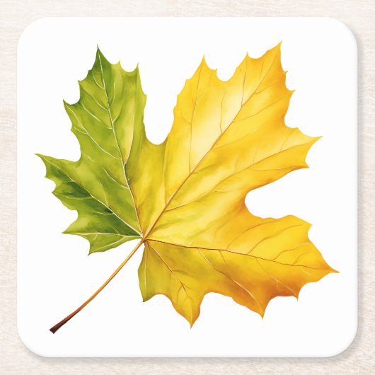 秋はAir Square Coastersに入っている スクエアペーパーコースター (正面)