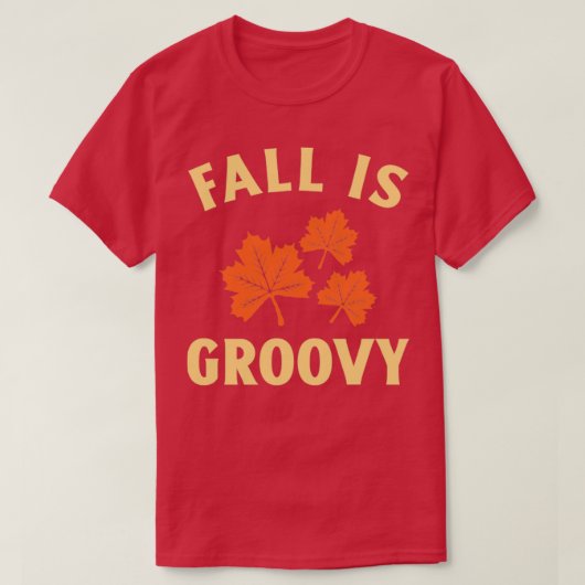 秋はGROOVY Tシャツ (デザイン正面)