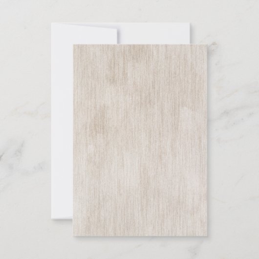 秋ひまわりの花とカボチャの結婚式RSVP 出欠カード (裏面)