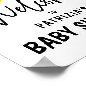 秋ひまわりウェルカムベビーシャワー ポスター (角)