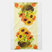 秋ひまわりキッチンティータオル キッチンタオル (縦)
