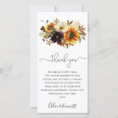 秋ひまわりバーグンディフローラ結婚ズサンキュー (正面)