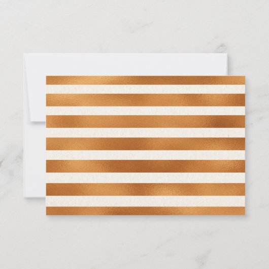 秋ひまわり秋の結婚式RSVPエンクロージャカード 出欠カード (裏面)