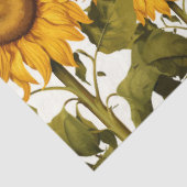 秋ひまわり花蝶ホワイトデクページ 薄葉紙 (詳細)