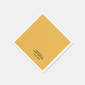 秋ひまわり赤ちゃんシャワー スタンダードカクテルナプキン (角)