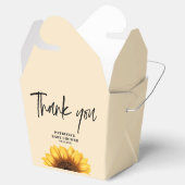 秋ひまわり赤ちゃんシャワー フェイバーボックス (オープン)