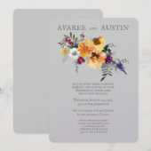 秋ひまわり (正面/裏面)