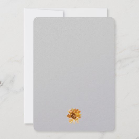 秋ひまわり (裏面)