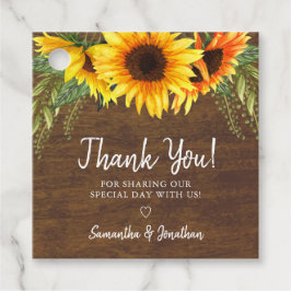 秋ひま素朴結婚フラワーズ フェイバータグ