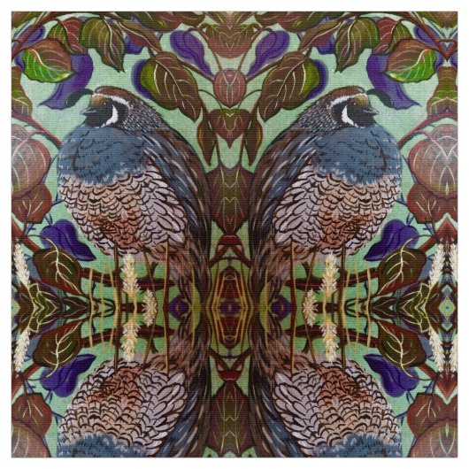 秋ふとっちょううずら ファブリック (見本)