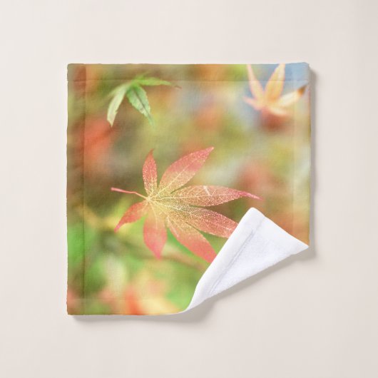 秋ふり風呂タオルセット バスタオルセット (ウォッシュタオル)