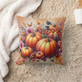 秋または感謝祭のテーマ クッション (ブランケット)