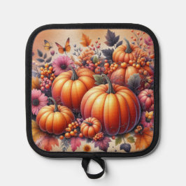 秋または感謝祭をテーマにしたポスホルダー 鍋敷き