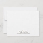 秋または秋のイベントの招待状 招待状 (裏面)