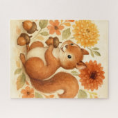 秋よくはしゃぐのリス ジグソーパズル (横)